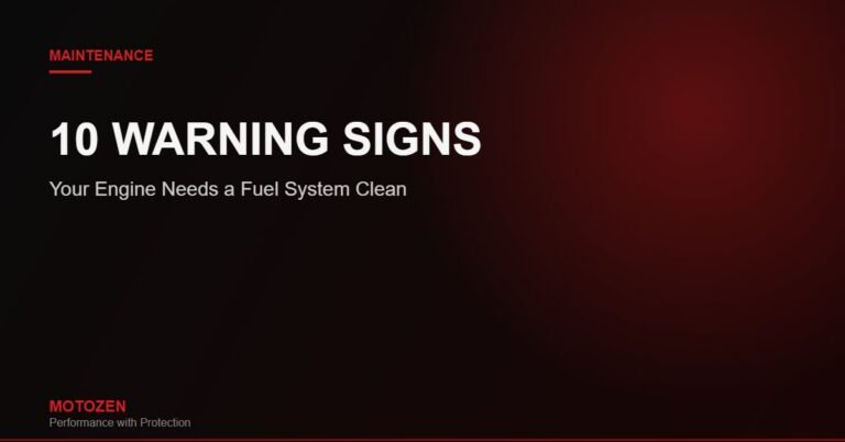 10 Warning Signs Your Engine Needs a Fuel System Clean